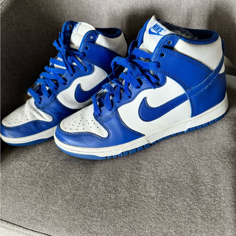 blue nike dunk hi ‘Kentucky’
